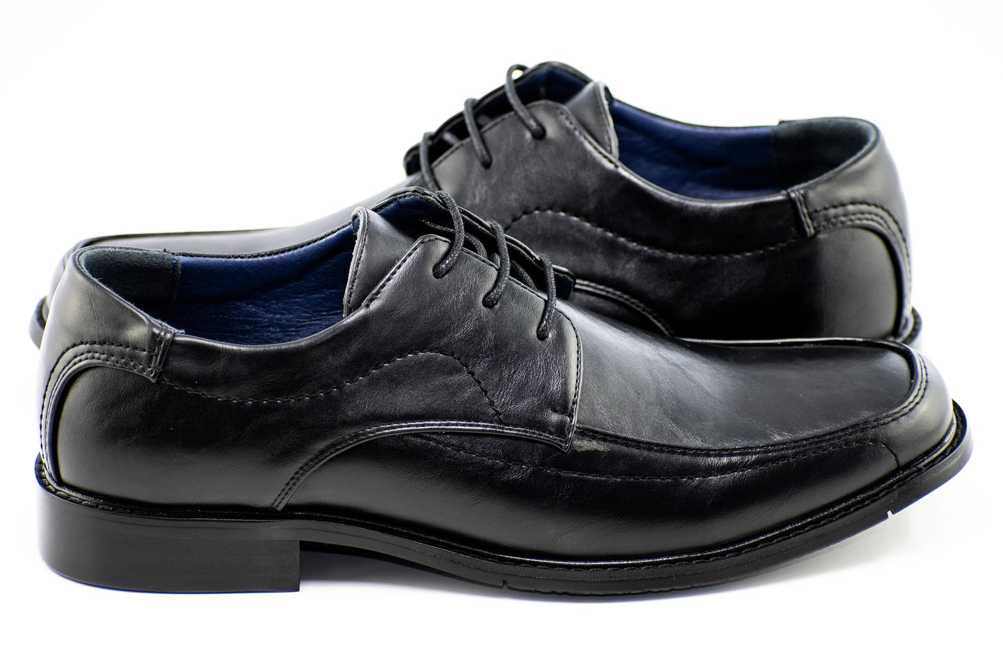 Black Lace-Up Derby Dress Shoes