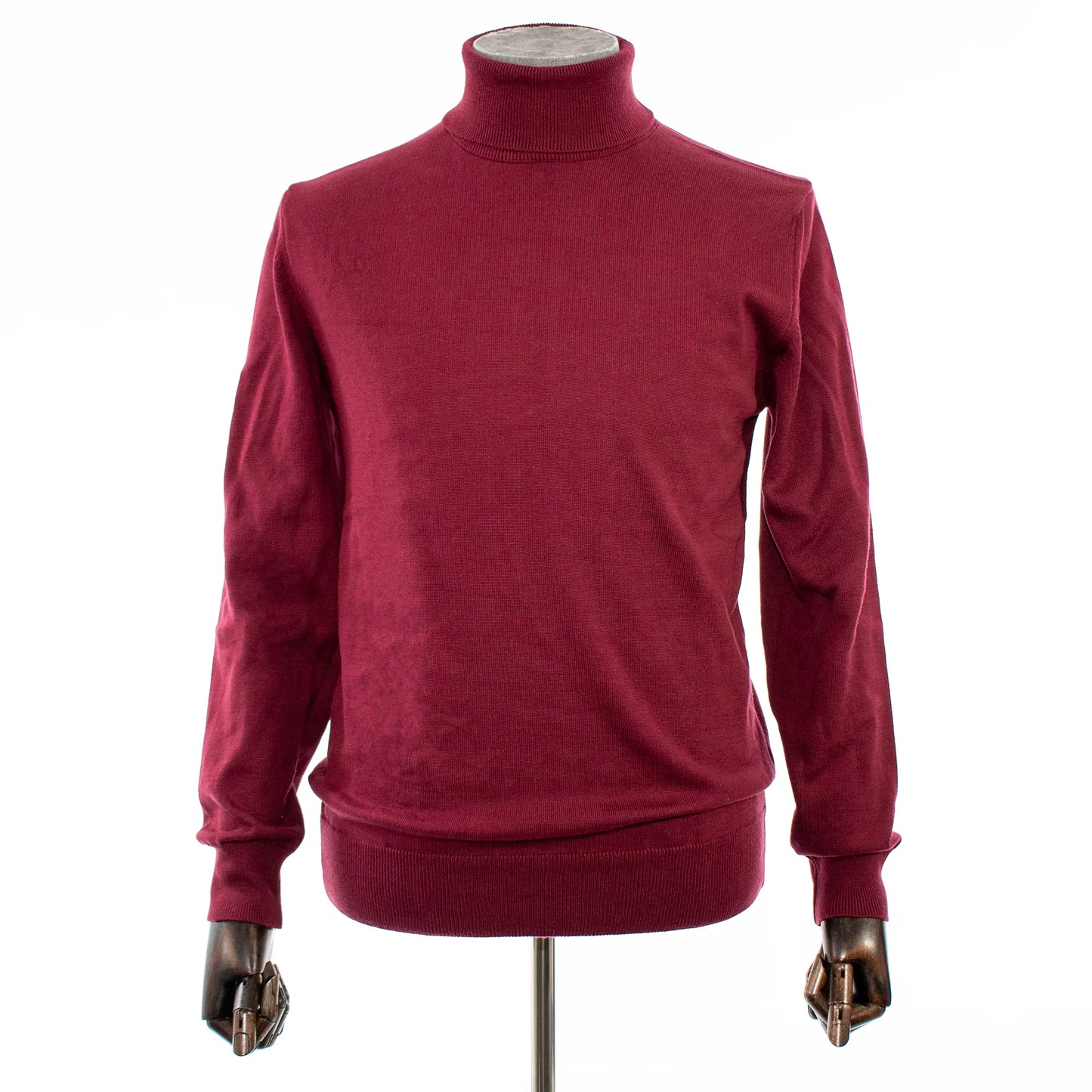 Burgundy Long Sleeve Turtleneck