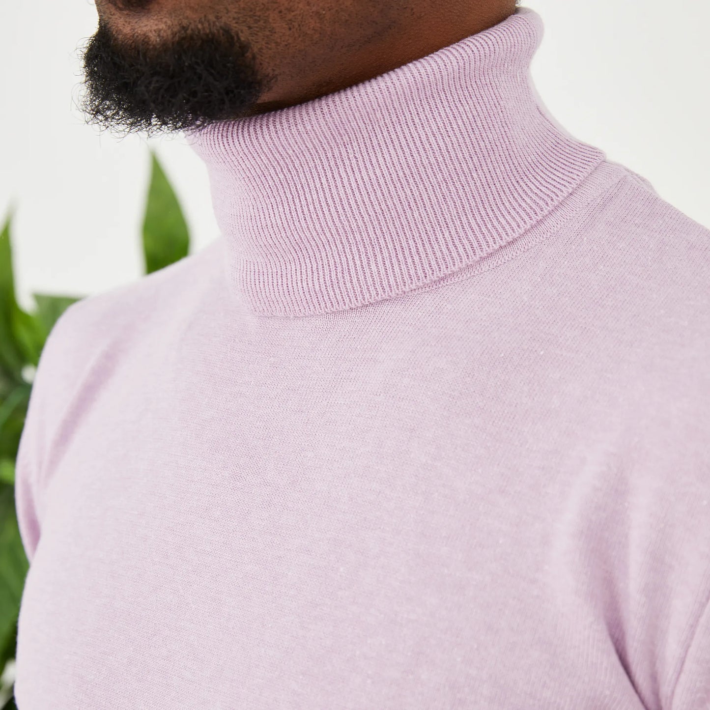 Lilac Long Sleeve Turtleneck