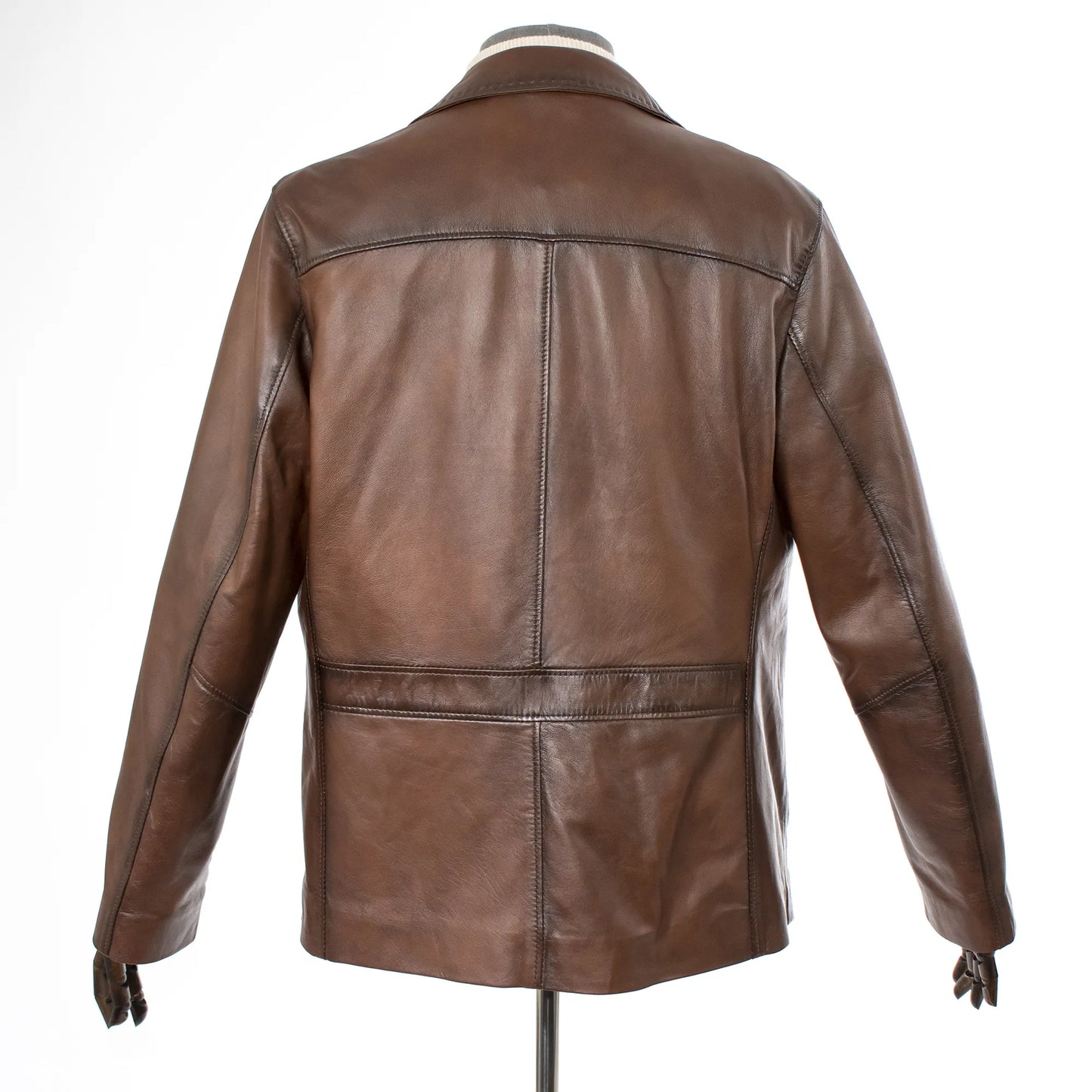 Brown Lambskin Leather Jacket