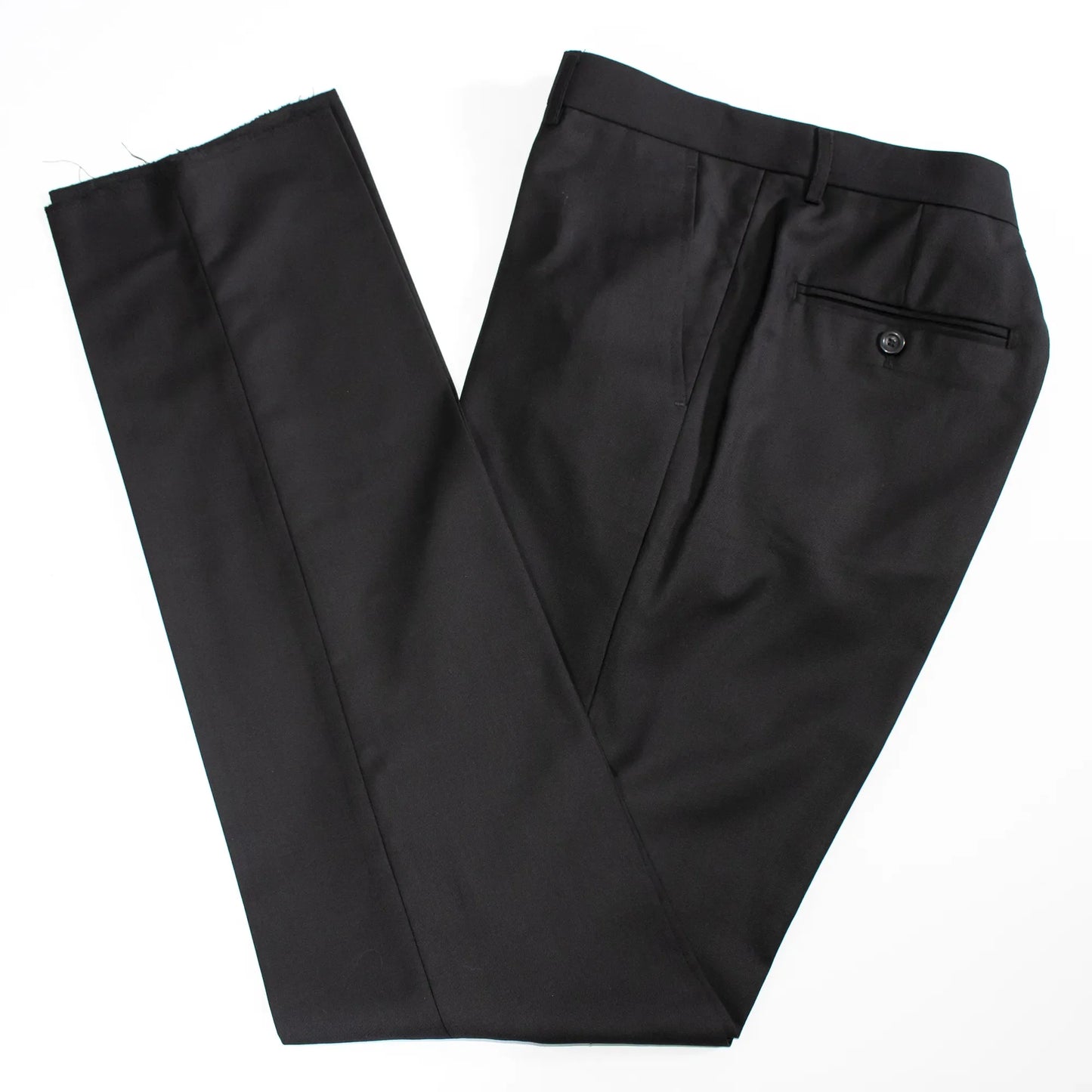 Black Tailored-Fit Pants