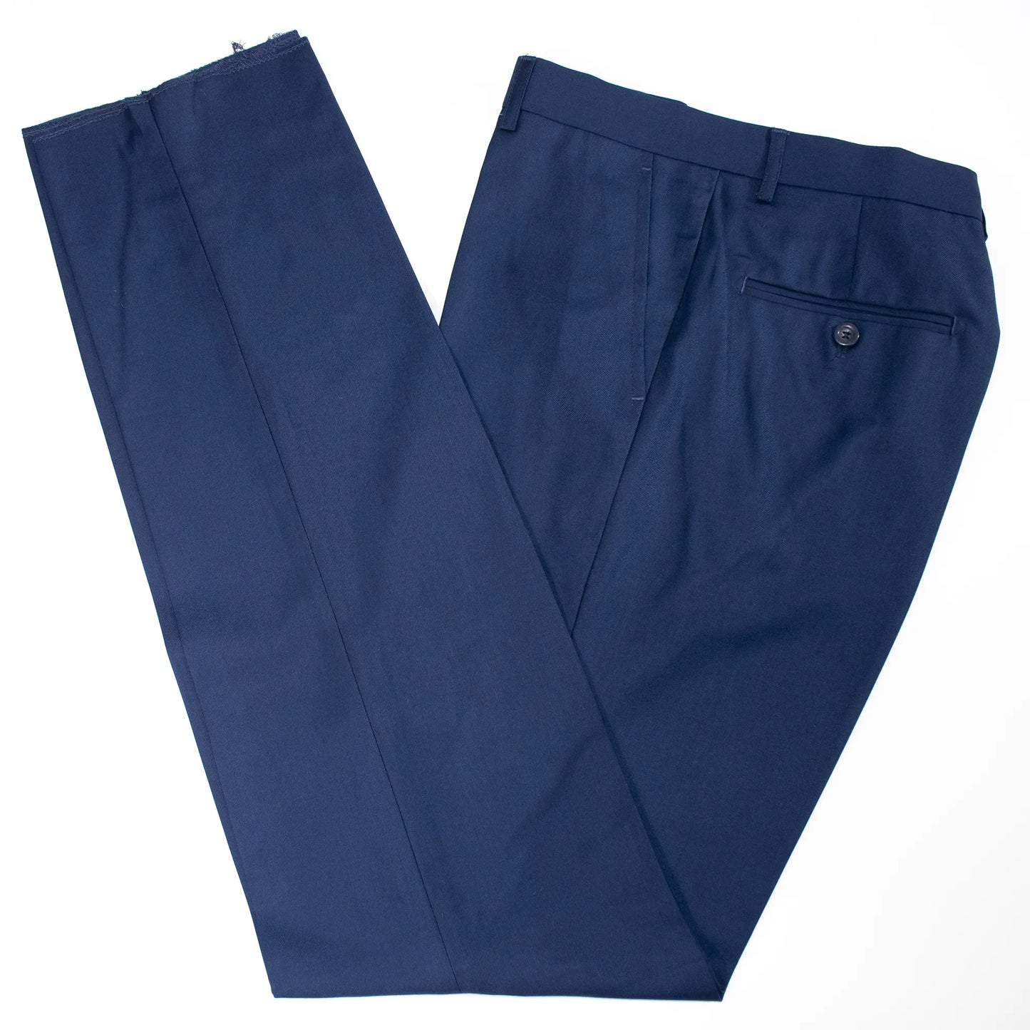 Dark Blue Tailored-Fit Pants