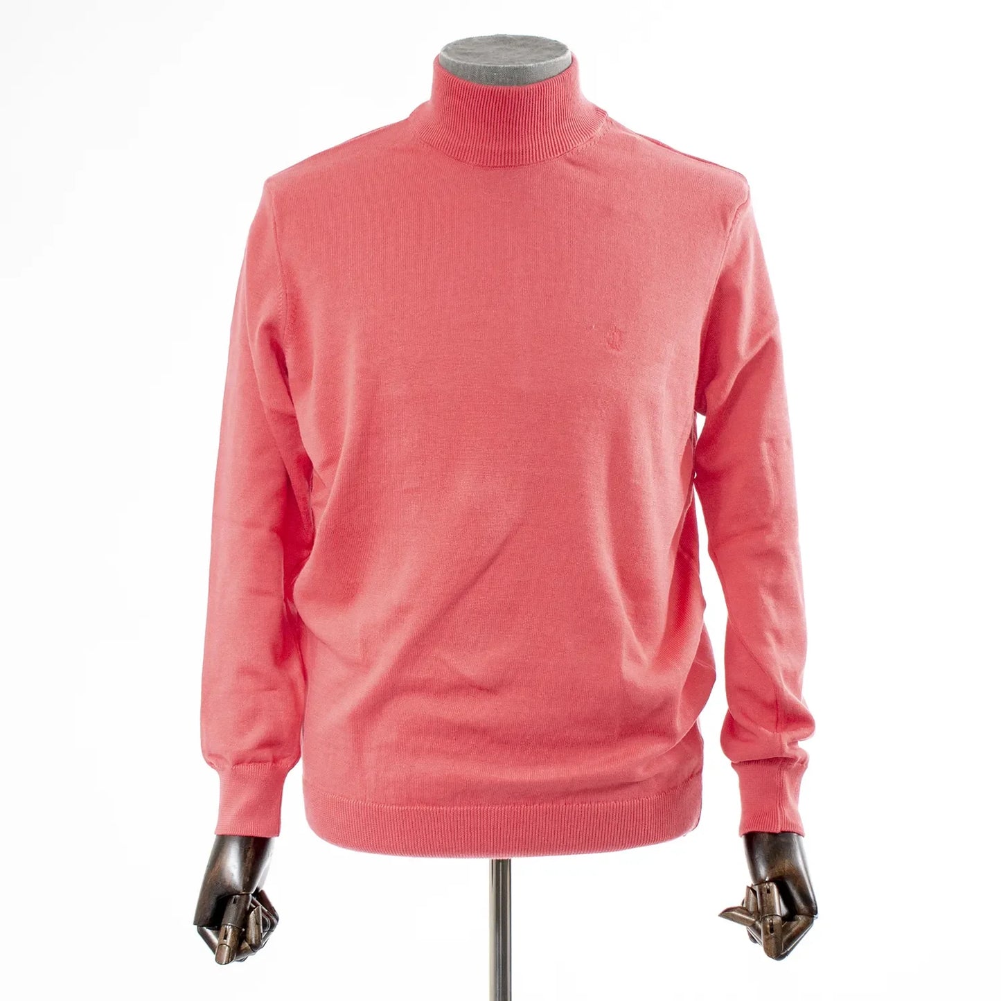 Ruby Red Long Sleeve Mock Turtleneck