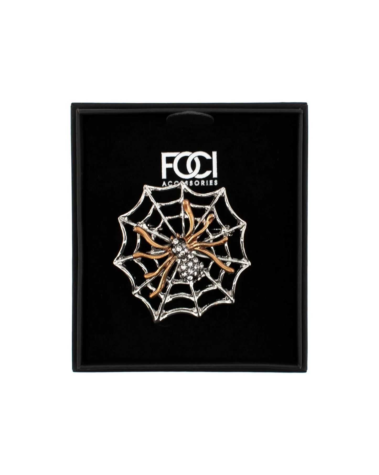 Spider Web Lapel Pin