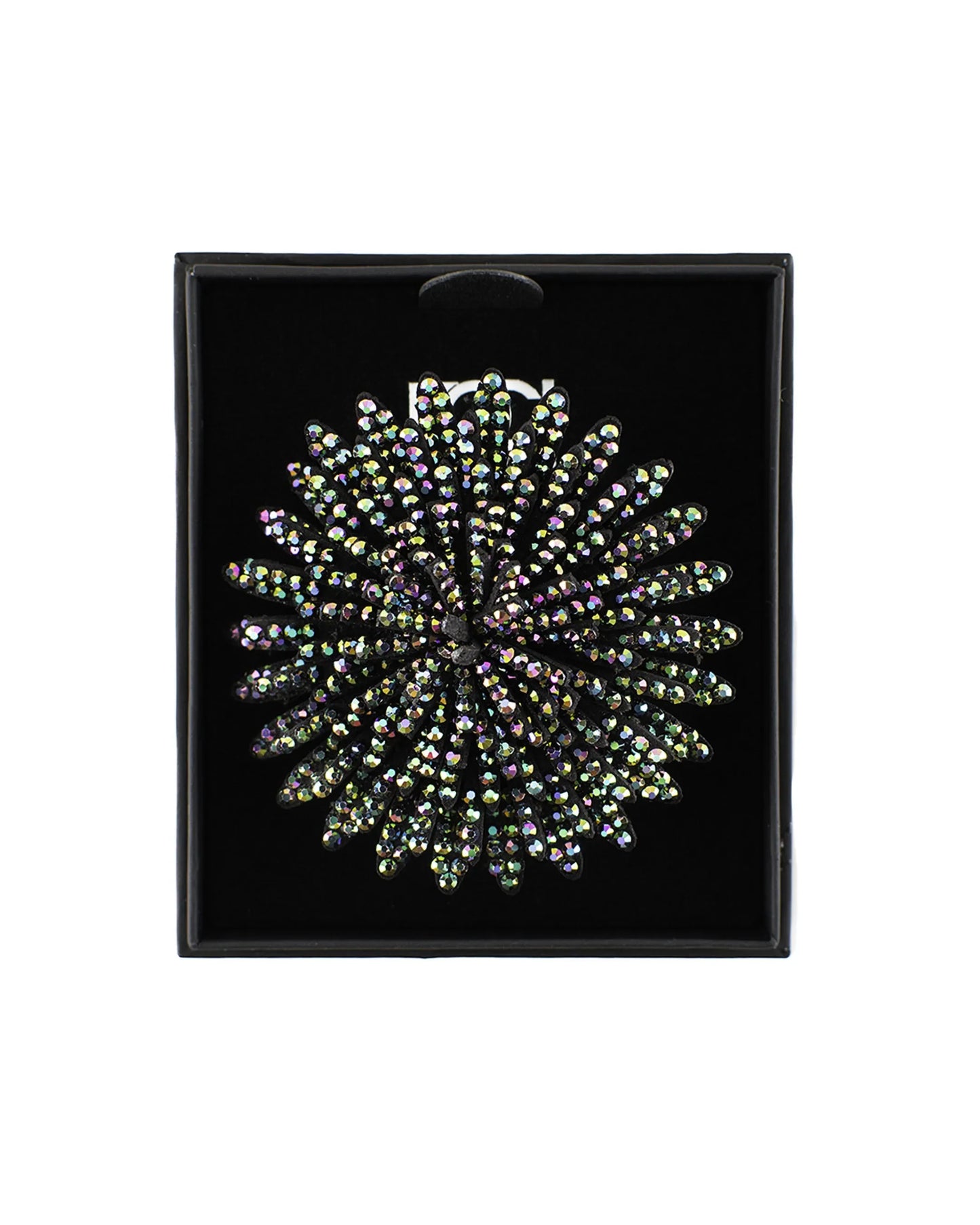 Large Crystal Starburst Lapel Pin