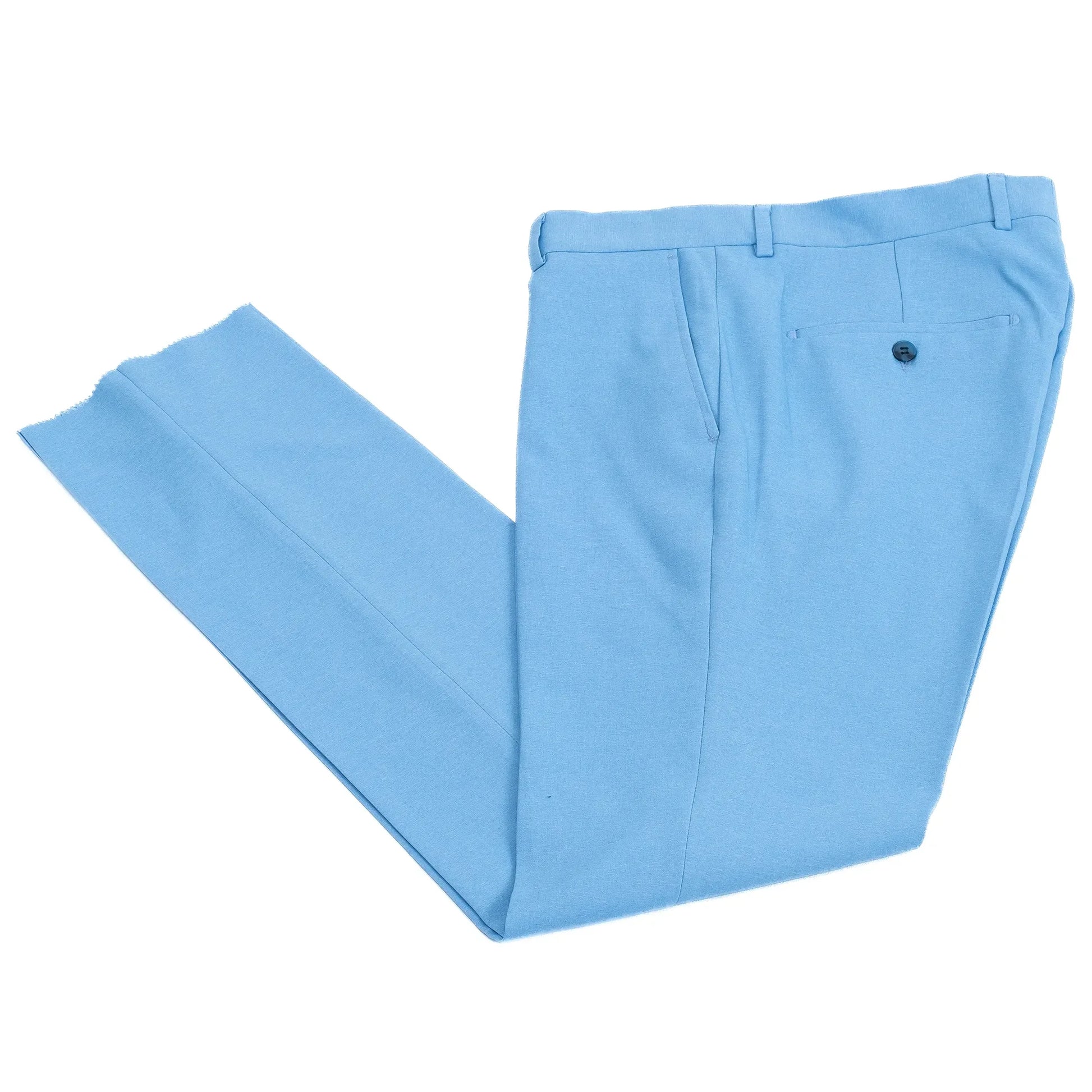 Ezekial | Blue Solid 3-Piece Tailored-Fit Suit