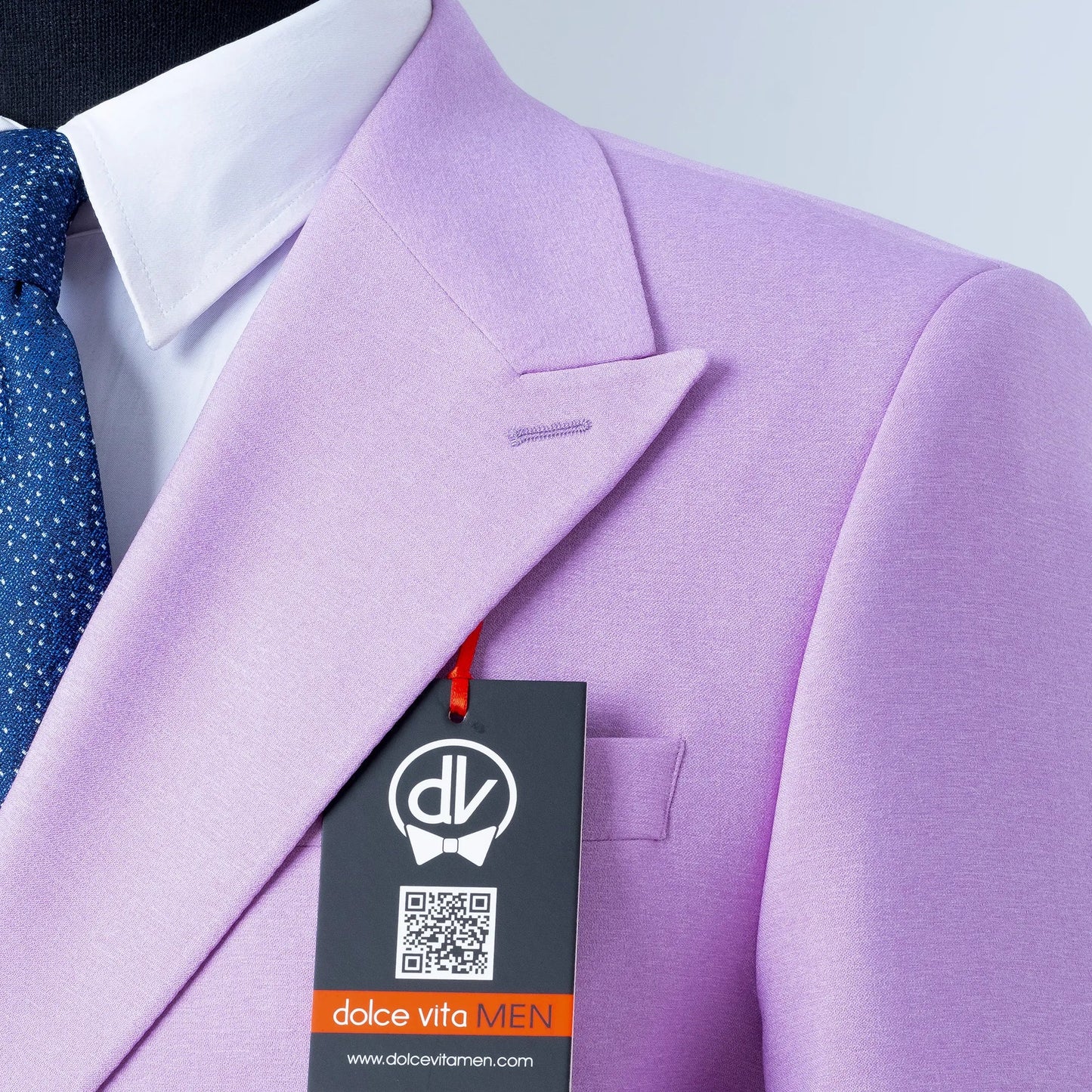 Dutch | Lavender Double-Breasted 2-Piece Tailored-Fit Suit