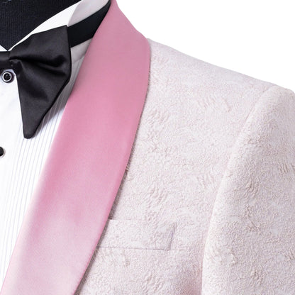Cedric | Dusty Rose Splash Tailored-Fit Jacket