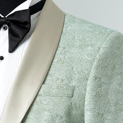 Cedric | Mint Splash Tailored-Fit Jacket