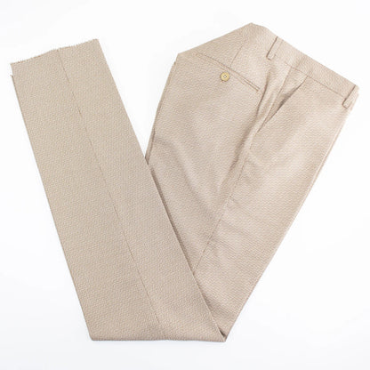 Brown And White Glen Check Slim-Fit 3-Piece Suit