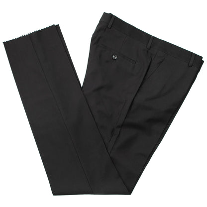 Black 3-Piece Slim-Fit Tuxedo with Gold and Silver Trim