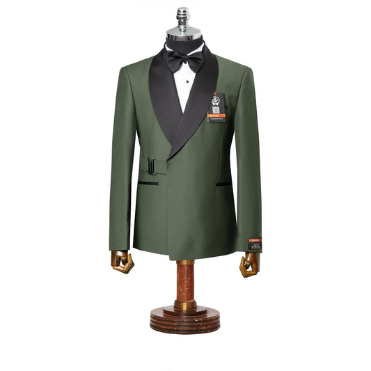 Darius | Hunter Green 2-Piece Double-Breasted Tailored-Fit Tuxedo