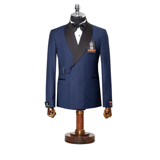 Darius | Navy 2-Piece Double-Breasted Tailored-Fit Tuxedo