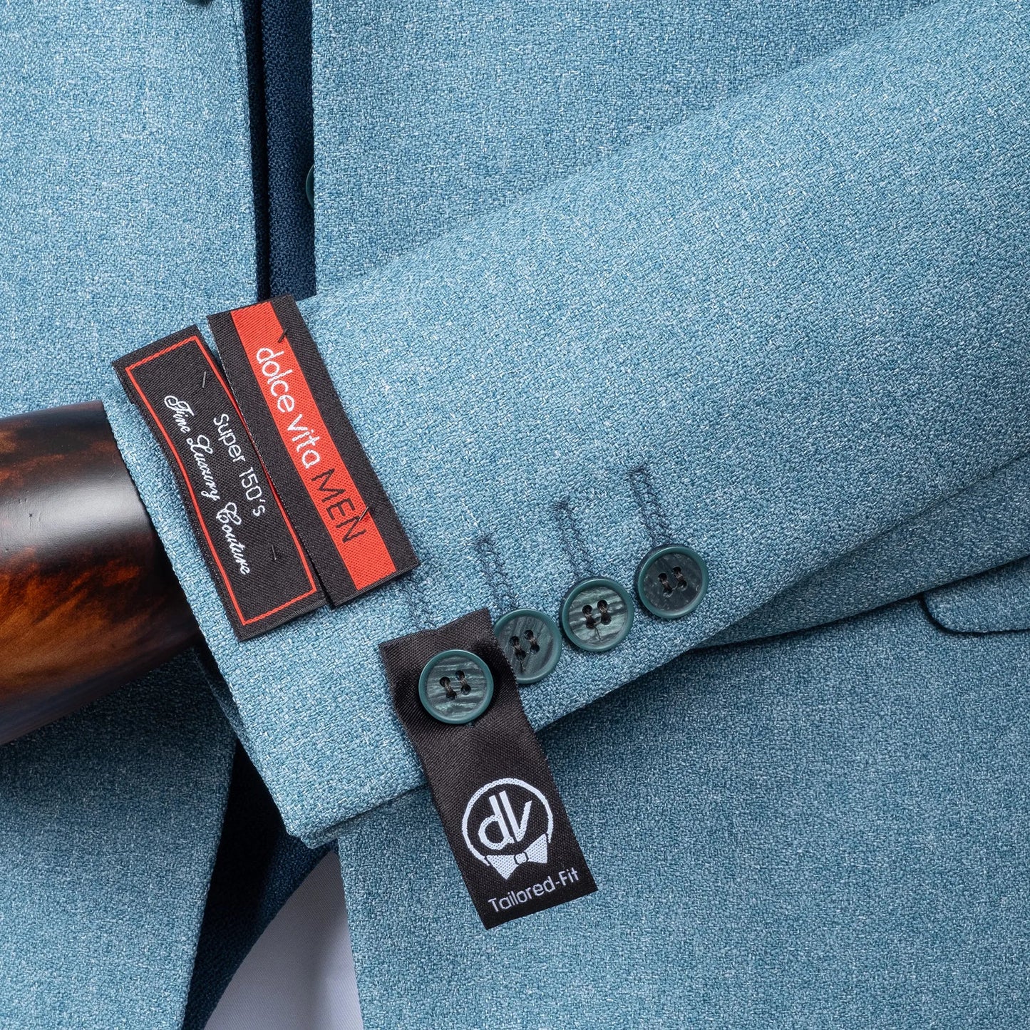 Isaac | Peacock 3-Piece Tailored-Fit Suit