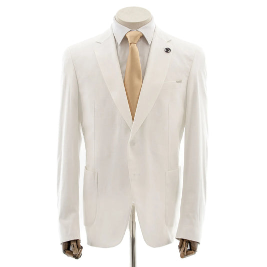 Off White Tailored-Fit Linen Suit