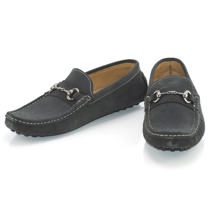 Anthracite Suede Driver With Oval Bit