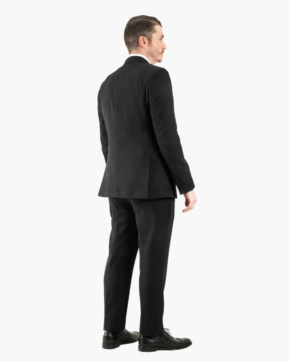 3-Piece Tailored-Fit Tuxedo with Peak Lapel