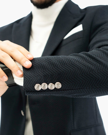 Herringbone Tailored-Fit Sport Coat