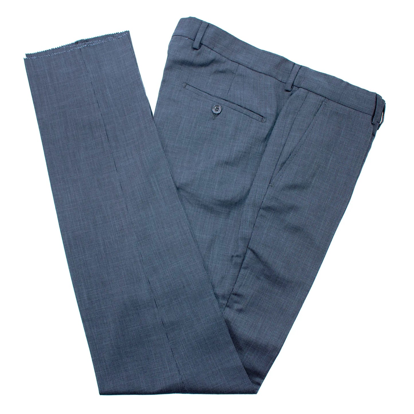 Navy Birdseye 3-Piece Tailored-Fit Suit