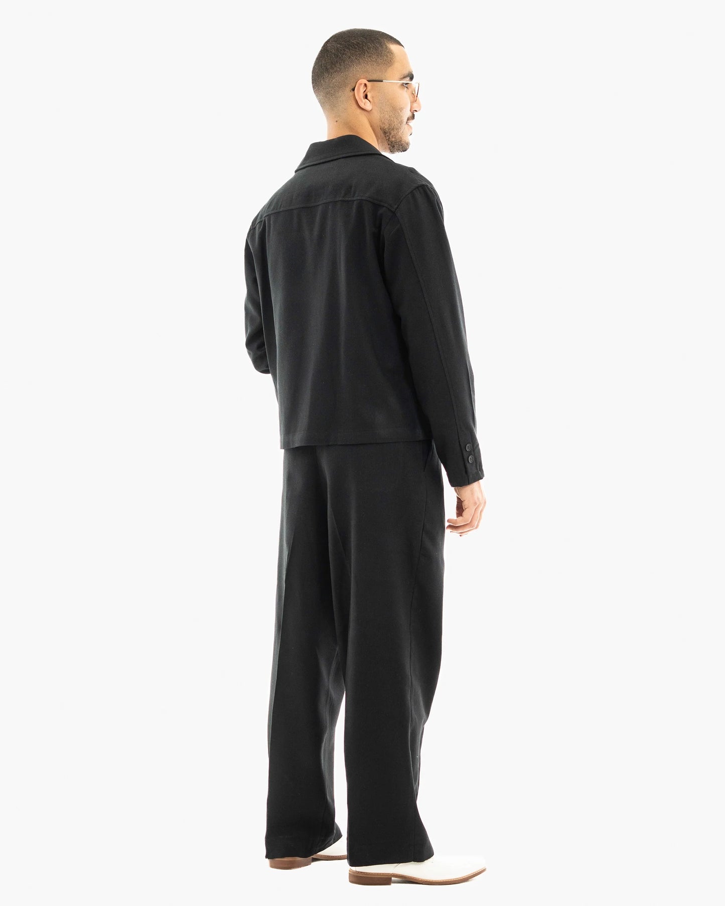 Cotton Blend Zip Lounge Suit