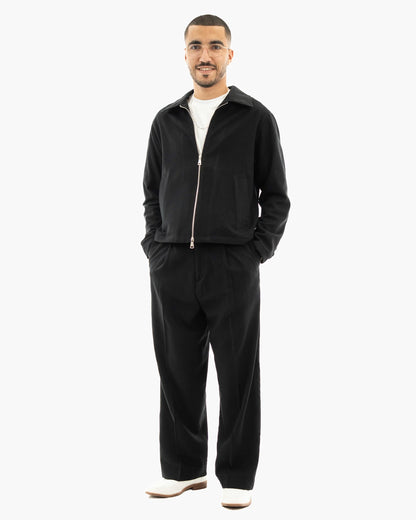 Cotton Blend Zip Lounge Suit