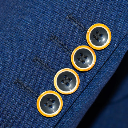 Midnight Blue 3-Piece Tailored-Fit Suit