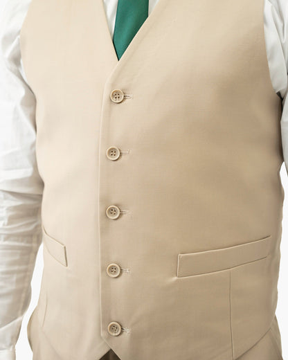 Emiliano | Beige Suit Vest