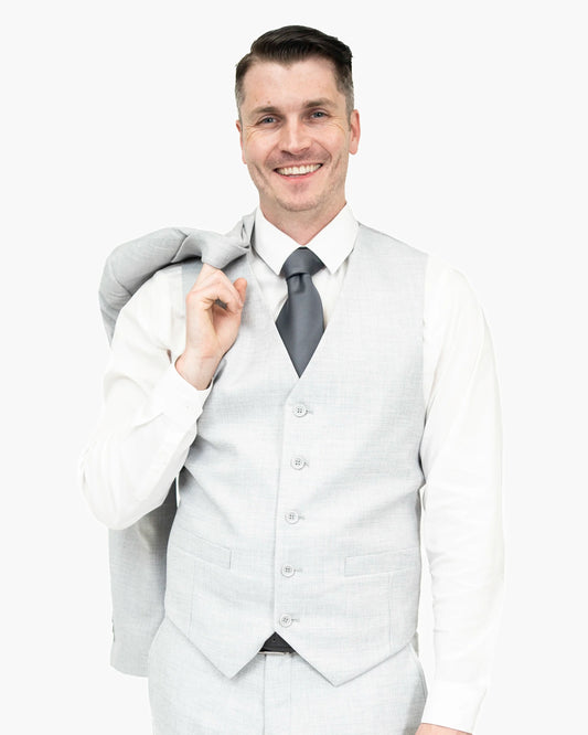 Emiliano | Light Gray Suit Vest