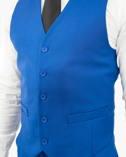 Emiliano | Royal Blue Suit Vest