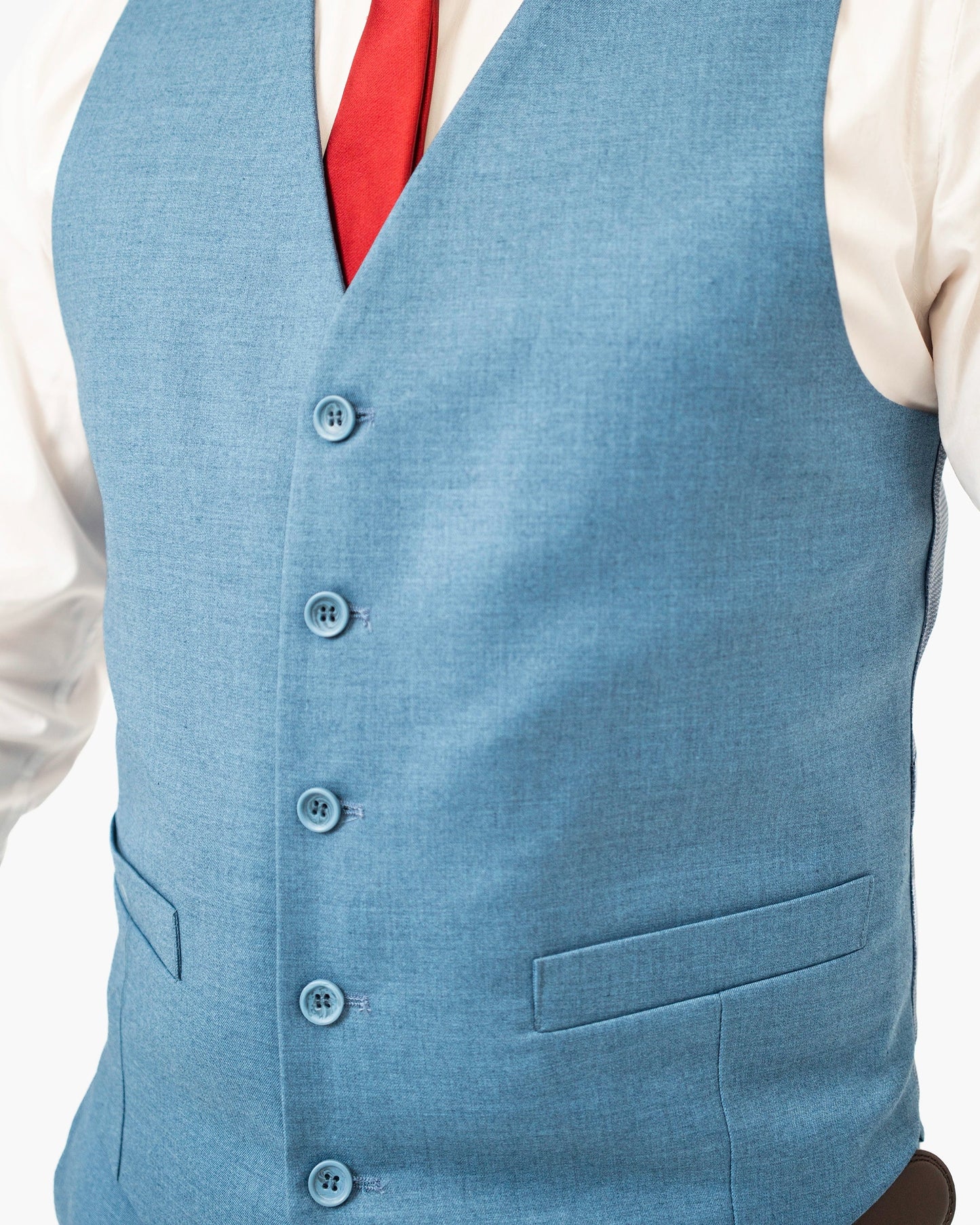 Emiliano | Steel Blue Suit Vest
