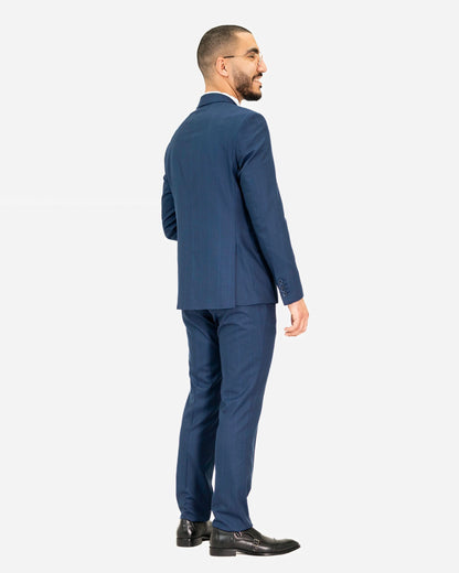 Archer | Pinstriped 2-Piece Double-Breasted Tailored-Fit Suit
