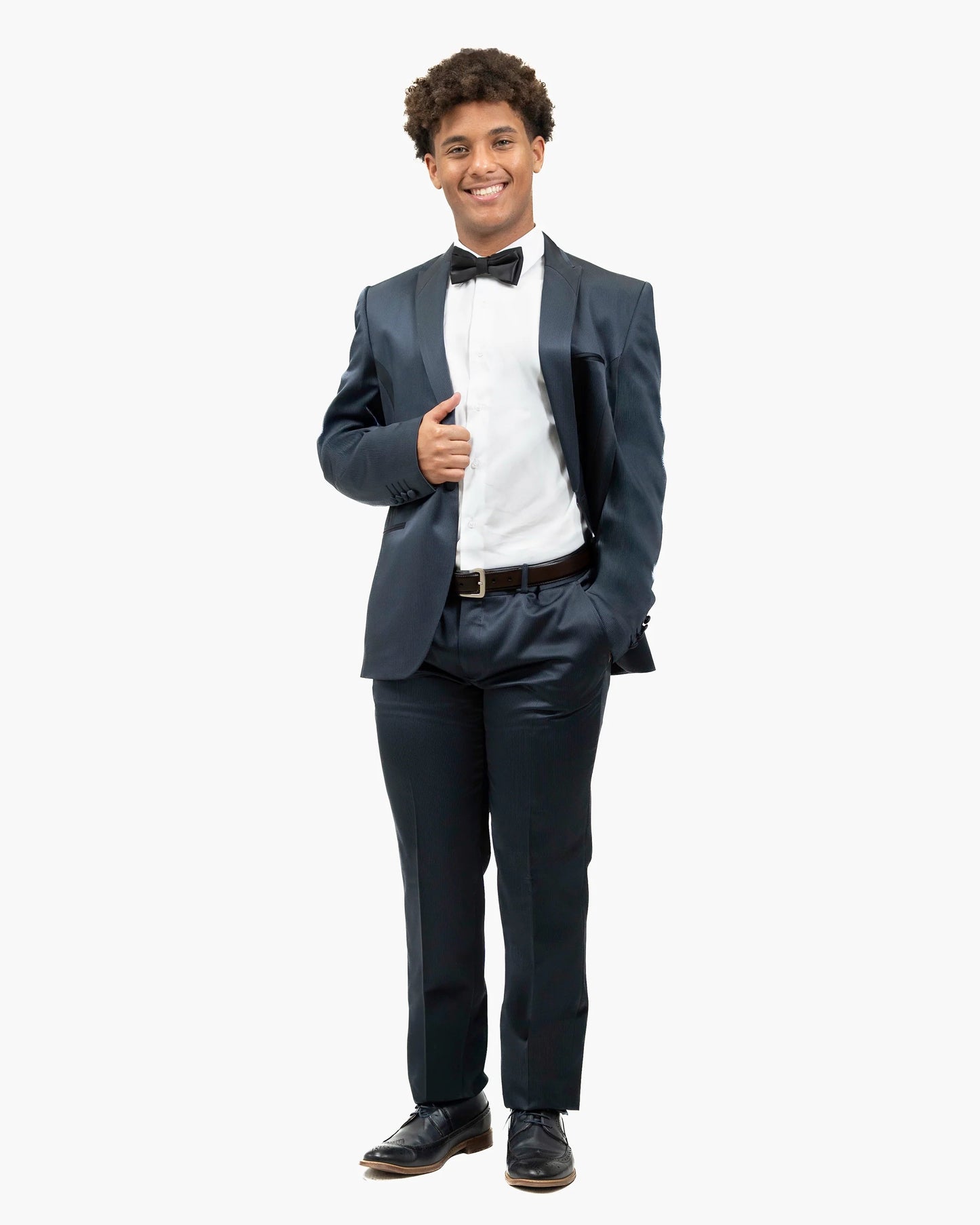 Midnight 2-Piece Slim-Fit Tuxedo With Designer Lapels