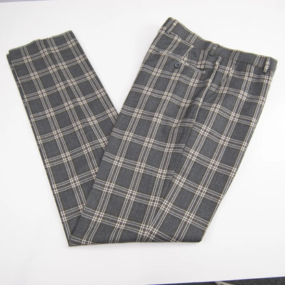Gray Designer Velvet 3-Piece Slim-Fit Tuxedo with Plaid