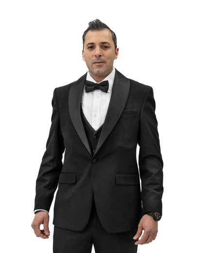 Caruso | 3-Piece Tailored-Fit Tuxedo