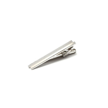 Offset Mother of Pearl Cufflinks & Tie-Bar Set