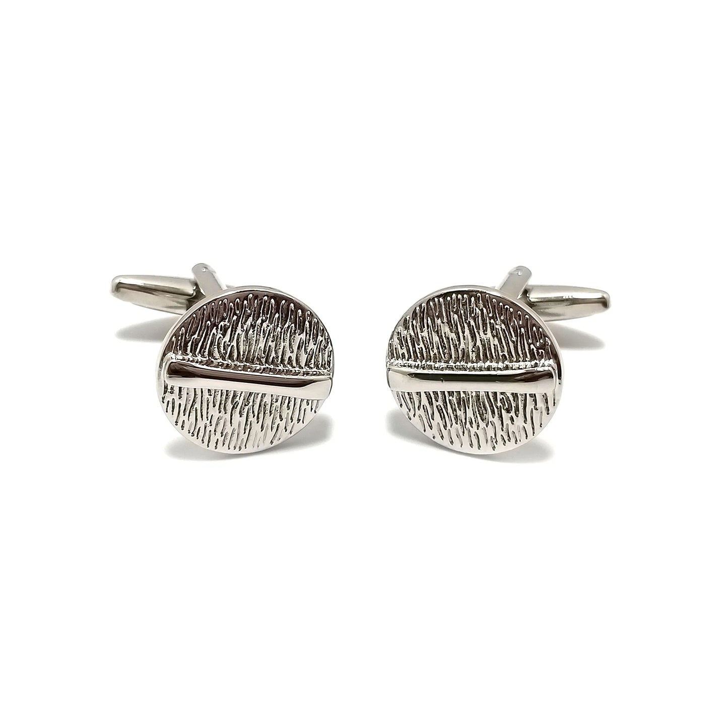 Ornate Roundel Cufflinks & Tie-Bar Set