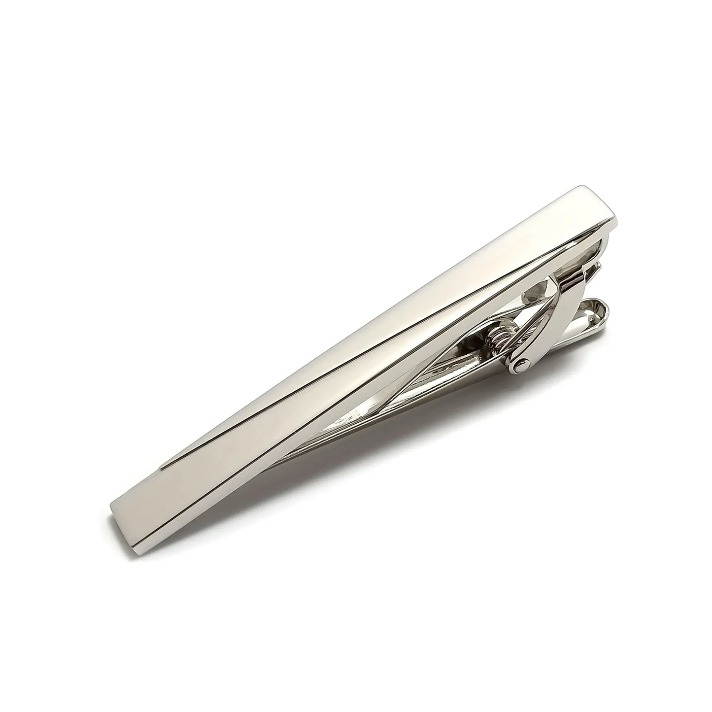 Diagonal Knurling Cufflinks & Tie-Bar Set