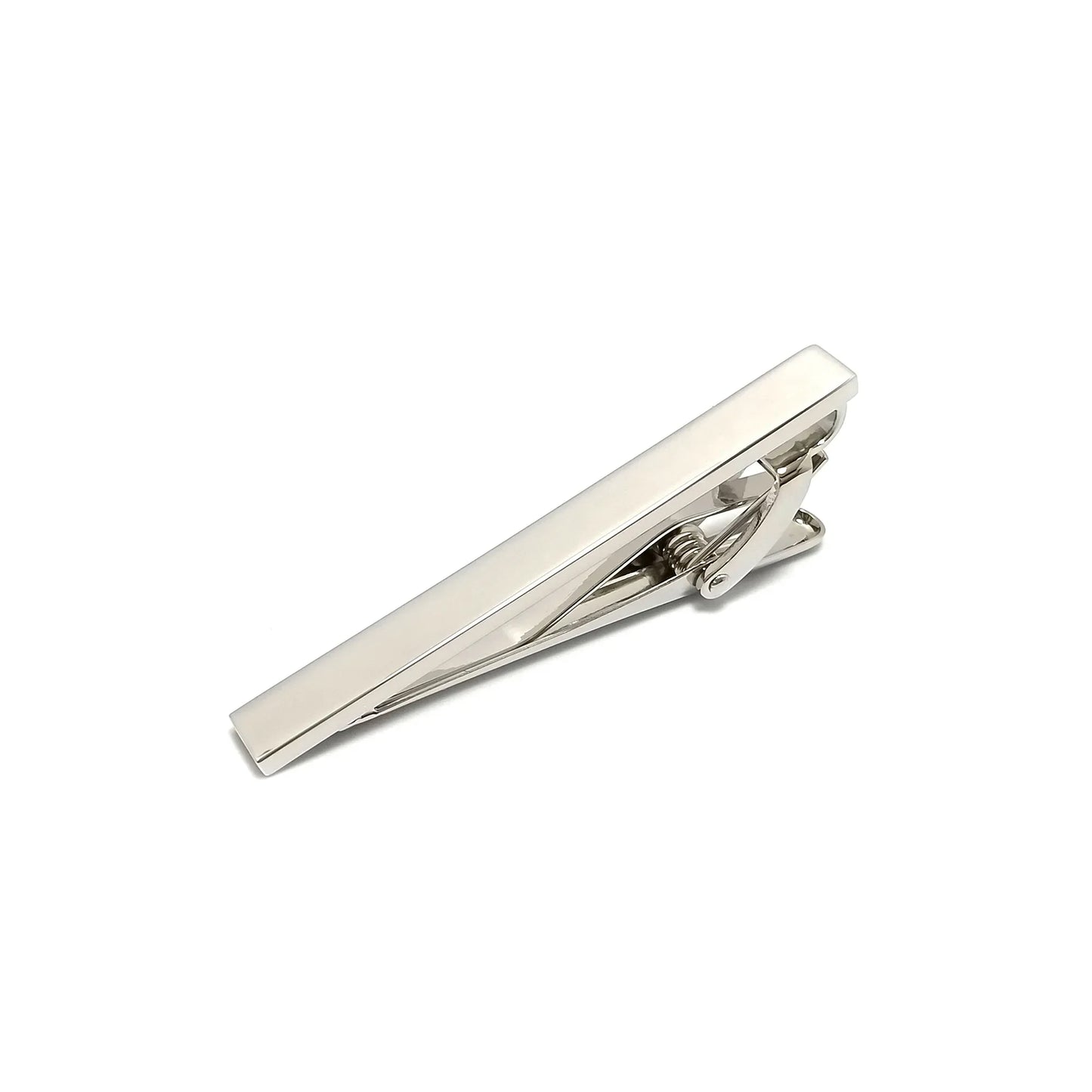 Silver Waves Cufflinks & Tie-Bar Set