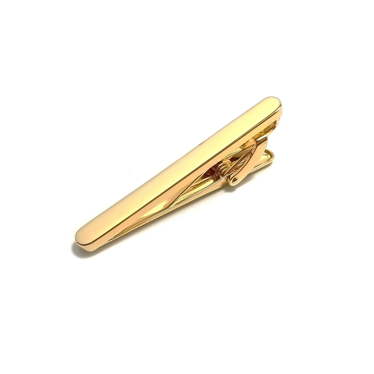 Gold Regal Cufflinks & Tie-Bar Set