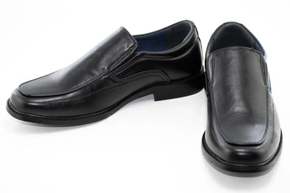 Black Square-Toed Dress Loafer
