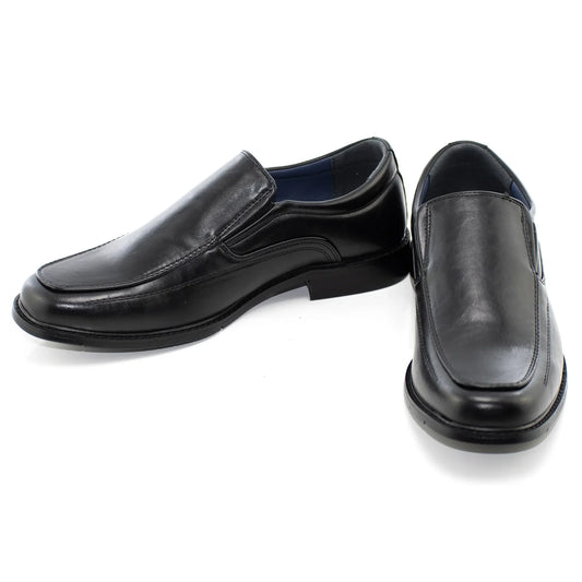 Black Square-Toed Dress Loafer