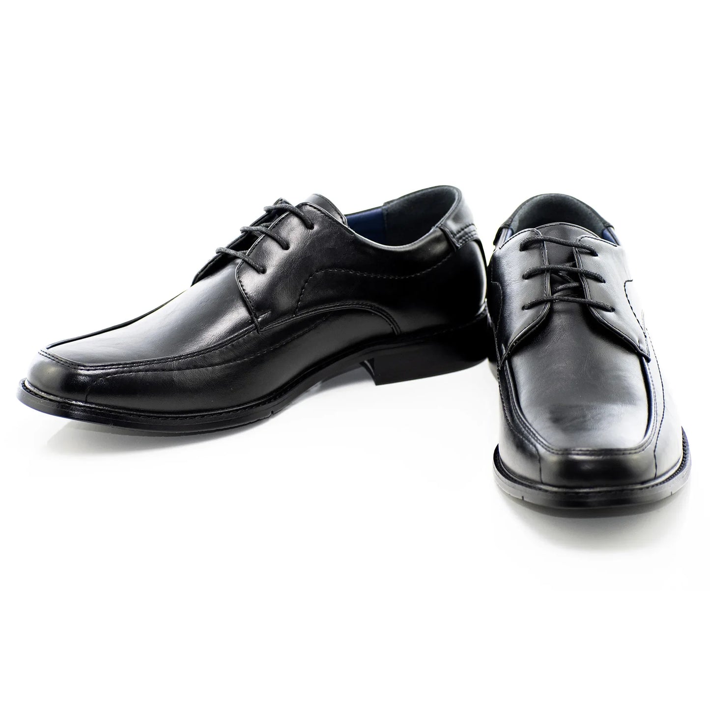 Black Lace-Up Derby Dress Shoes