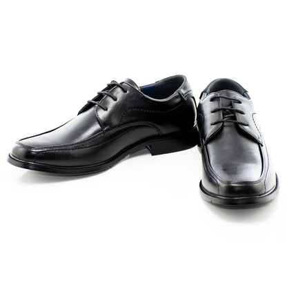 Black Lace-Up Derby Dress Shoes