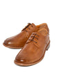 Dark Cognac Lace-Up Derby Dress Shoes