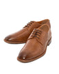 Plain-Toe Lace-Up Derby Dress Shoes