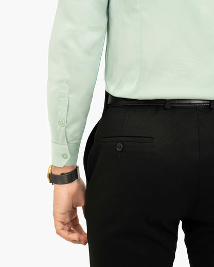 Sage Stretch Slim-Fit Dress Shirt