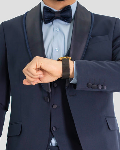 Midnight Stardust 3-Piece Tailored-Fit Tuxedo