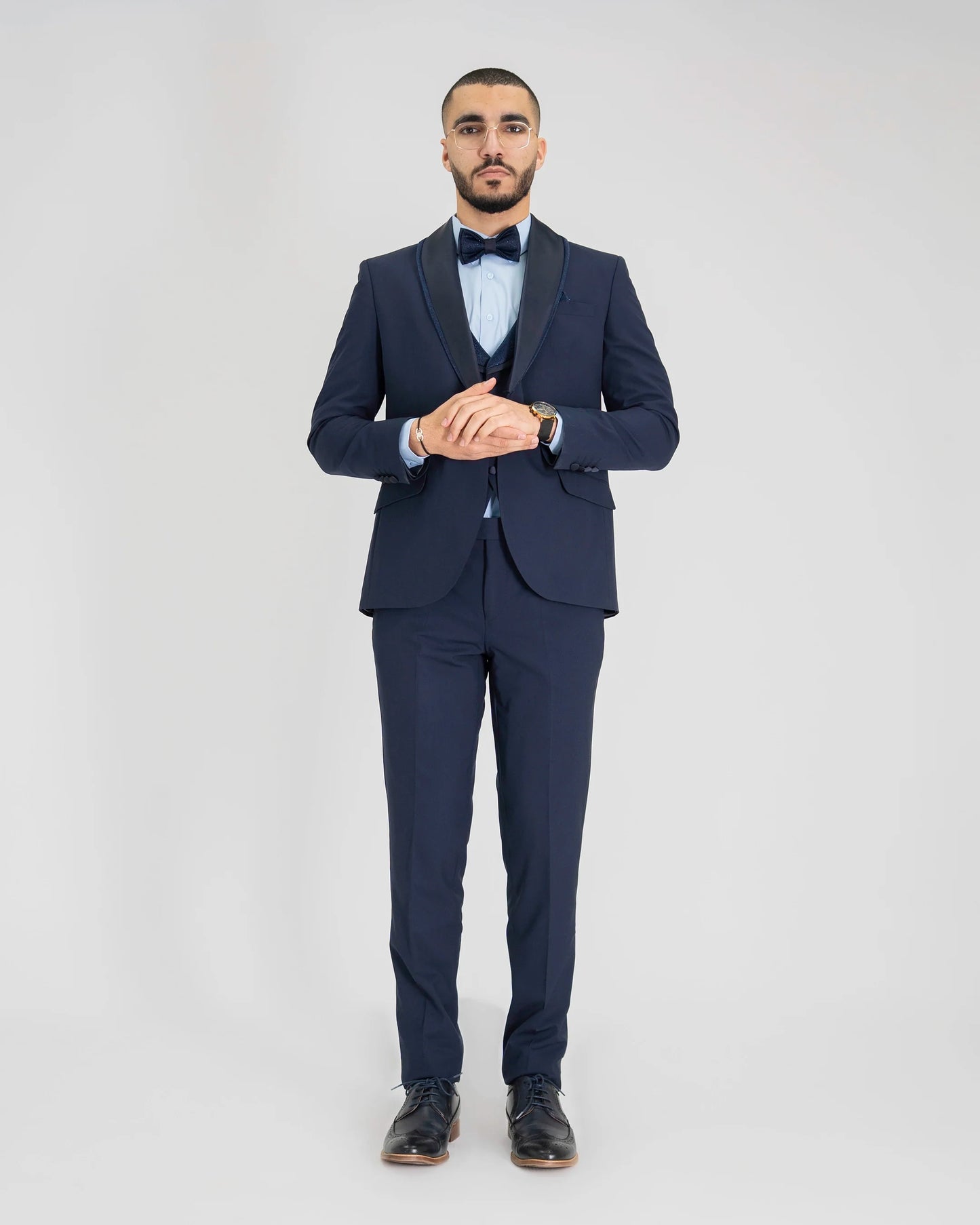 Midnight Stardust 3-Piece Tailored-Fit Tuxedo