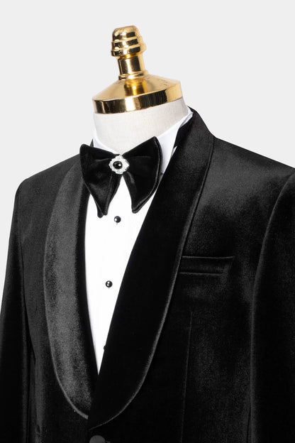 Amari | Velvet 3-Piece Tailored-Fit Tuxedo