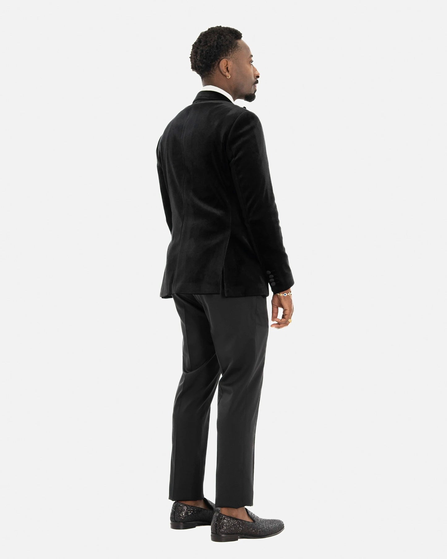 Amari | Velvet 3-Piece Tailored-Fit Tuxedo